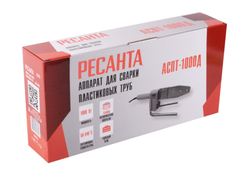 Аппарат для сварки пластиковых труб АСПТ-1000Д Ресанта-Tehinstrument