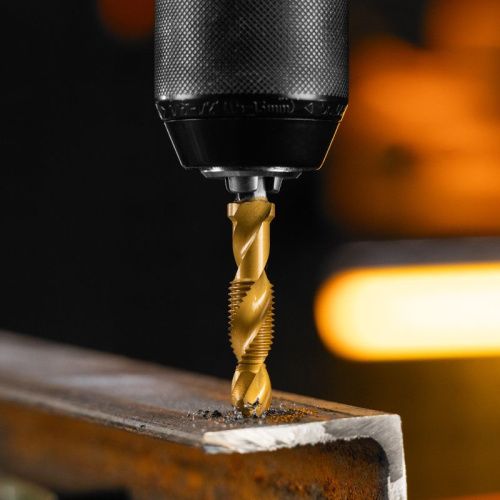 Сверло-метчик М10 х 1,25 мм, Р6М5// Denzel-Tehinstrument