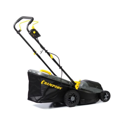 Газонокосилка эл. CHAMPION EM3816 (1,6 кВт пласт.+ткань травосб. 42л ширина 380мм 30-75мм, 11,3кг)-Tehinstrument