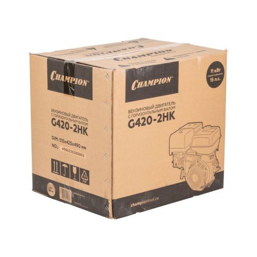 Бензиновый двигатель Champion G420-2HK-Tehinstrument