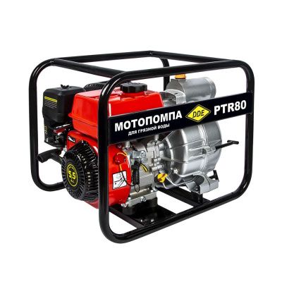 Мотопомпа бензиновая для грязной воды DDE  PTR80-Tehinstrument