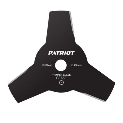 Нож Patriot TBS-3 Promo для триммера (230х25.4 мм, 3 зубца)-Tehinstrument