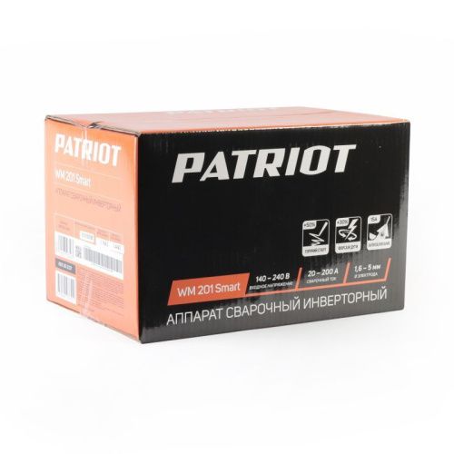 Аппарат сварочный инверторный Patriot WM 201 Smart-Tehinstrument