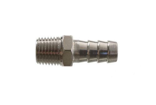 Пневмофитинг елочка 10 мм на наружнюю резьбу (папа) 1/4"  Sturm-Tehinstrument