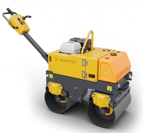 Виброкаток ручной двухвальцовый Vektor VRDR-800C-Tehinstrument