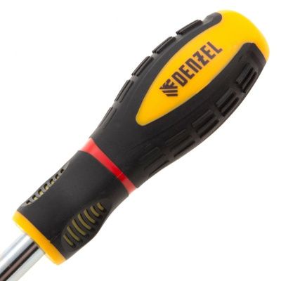 Отвертка комбинированная, SL3/16"-PH1, SL1/4"-PH2, 3-х компонентная рукоятка Denzel-Tehinstrument