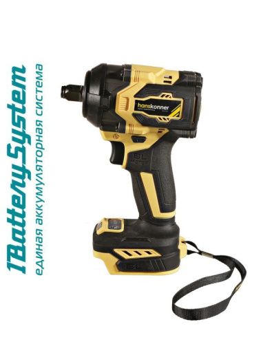 Аккумуляторный ударный гайковерт Hanskonner HCD20600BL 1BatterySystem-Tehinstrument