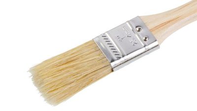 Кисть плоская "Практик" 1" (25мм), натуральная щетина, деревянная ручка,  Sturm PROMO-Tehinstrument