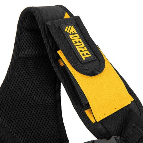 Пояс монтажника усиленный, с лямками, сумки поясные, держатель для молотка Denzel-Tehinstrument