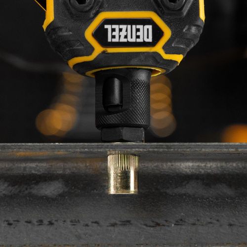 Заклепки резьбовые, стальные, оцинкованные, М10, пластиковый кейс, 35 шт. Denzel-Tehinstrument