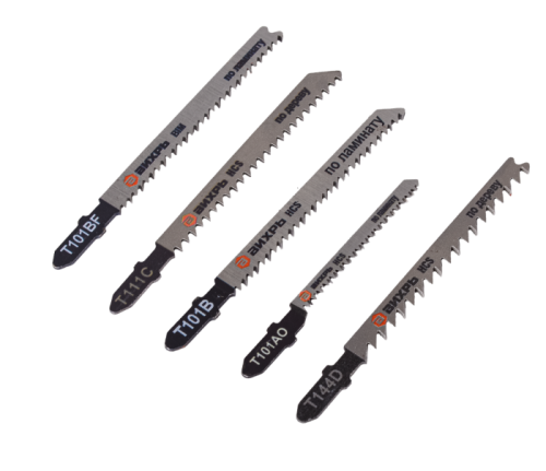 Набор пилок для лобзика по дереву 5шт Вихрь-Tehinstrument