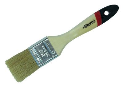 Кисть плоская "Euro" 1,5" (38 мм), натуральная щетина  Sturm-Tehinstrument
