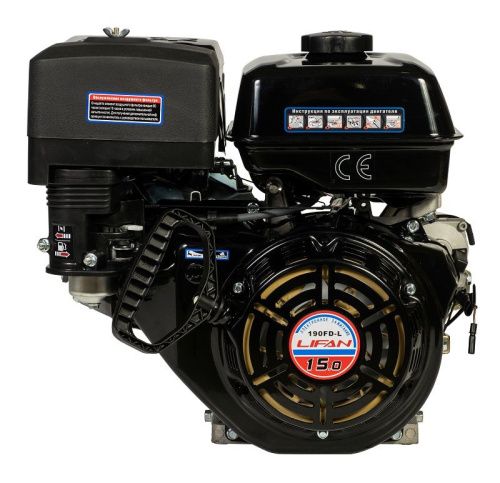 Двигатель Lifan 190FD-L, вал ?25мм, катушка 18 Ампер-Tehinstrument