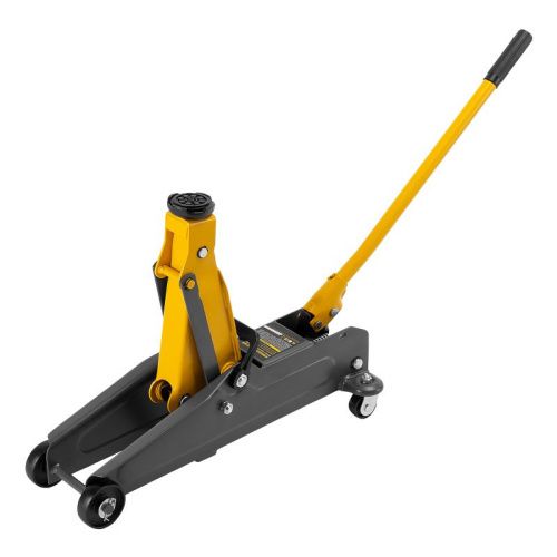 Домкрат гидравлический подкатной, 2 т, 135-385 мм, в пласт. кейсе Denzel-Tehinstrument