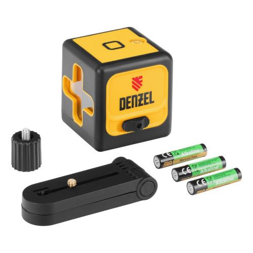 Лазерный уровень DQB, 30 м, зеленый луч, батарейки, сумка Denzel-Tehinstrument