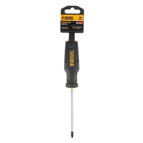 Отвертка Denzel PH1х100 мм-Tehinstrument