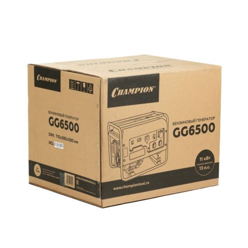 Бензиновый генератор CHAMPION GG6500-Tehinstrument