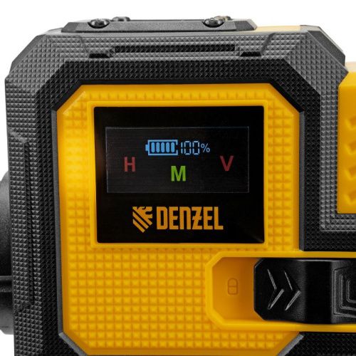 Лазерный уровень мультипризменный DLV-360-3C, 30 м, зеленый луч, Li-Ion 2,4 Aч, кейс// Denzel-Tehinstrument