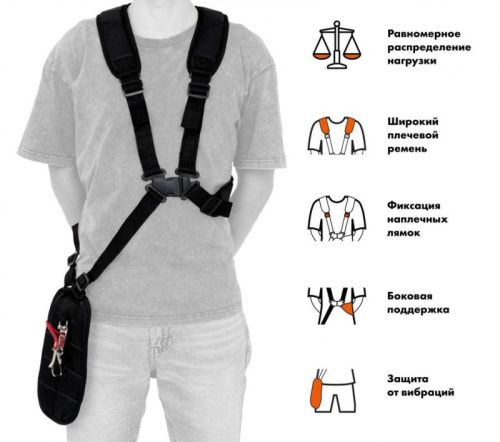 Триммер бензиновый Helmut TW 26F-Tehinstrument