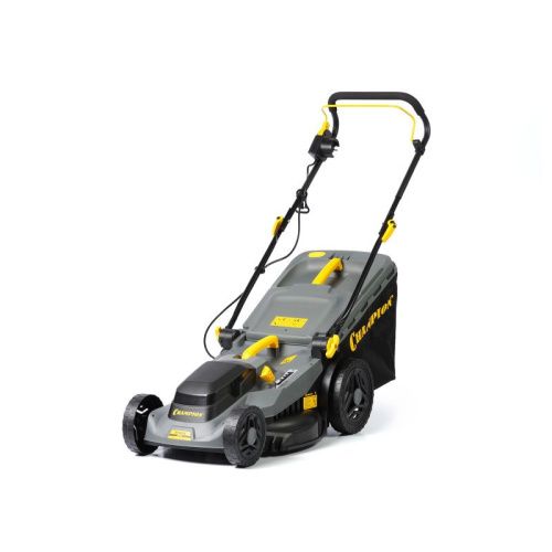 Газонокосилка эл. CHAMPION EM4318 (1,8 кВт пласт.+ткань травосб. 52л ширина 430мм 30-75мм, 12,9кг)-Tehinstrument