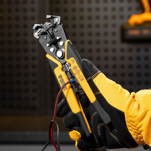 Щипцы для зачистки электропроводов 0,2-6 мм², функция обрезания проводов Denzel-Tehinstrument