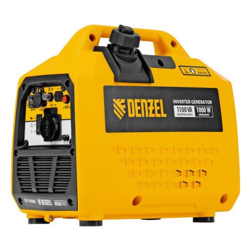 Генератор инверторный GS-1100iS, 1,1 кВт, 230 В, закрытый корпус, ручной старт DENZEL-Tehinstrument