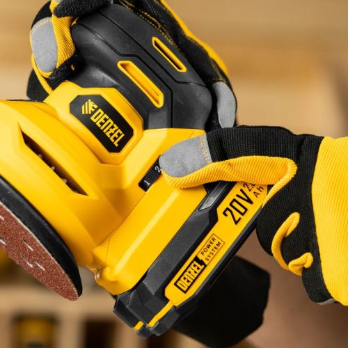 Машина шлифовальная эксцентриковая аккумуляторная Denzel CROSH-20-125, Li-Ion-Tehinstrument