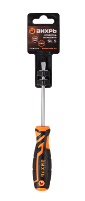 Отвёртка шлицевая ВИХРЬ SL5 100мм-Tehinstrument