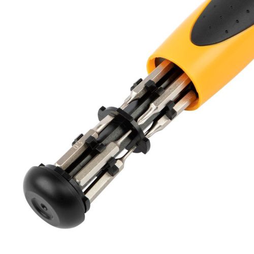 Отвертка реверсивная, механизм SmartPush mini 11 шт, CrMo Denzel-Tehinstrument