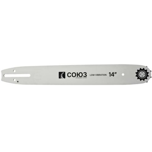 Пильная шина 14" СОЮЗ, паз 1,3мм, 3/8", 52зв, хвостовик POH(OREGON K095/A095)-Tehinstrument