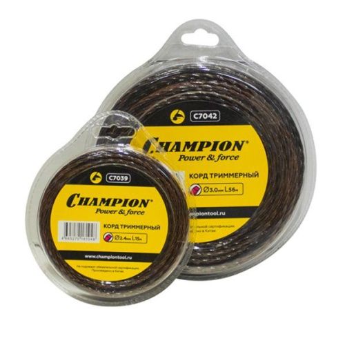 Корд трим.CHAMPION  Magic 3.0мм* 12м (витой квадрат)-Tehinstrument