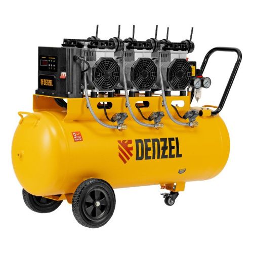 Компрессор безмасляный, малошумный Denzel DLS 3300/100-Tehinstrument