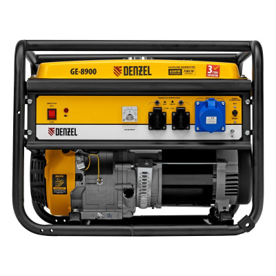 Генератор бензиновый Denzel GE 8900-Tehinstrument