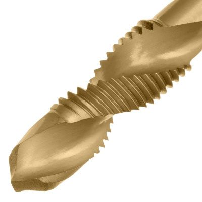 Сверло-метчик М10 х 1,25 мм, Р6М5// Denzel-Tehinstrument