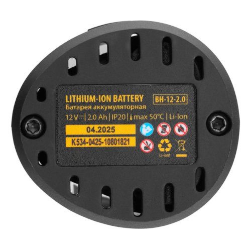 Дрель-шуруповерт аккумуляторная бесщет. CDH-BL-12, Li-Ion, 12 В Denzel-Tehinstrument