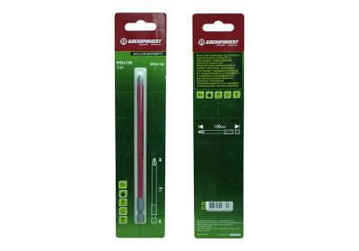 Биты PH2x150мм, сталь S2, 1шт, БОЕКОМПЛЕКТ-Tehinstrument