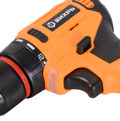 Дрель-шуруповерт аккумуляторная Вихрь ДА-12Л-2К/Б (бесщеточный двигатель)-Tehinstrument