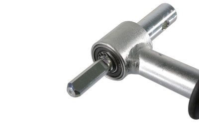 Адаптер на шуруповерт для шнека по льду на подшипниках, металлический корпус, СОЮЗ-Tehinstrument