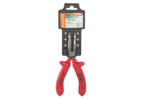 Тонкогубцы, 150мм, диэлектрические рукоятки,  Sturm-Tehinstrument