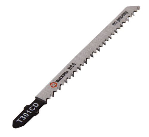 Пилки для лобзика ВИХРЬ Т301CD по дереву, быстрый рез-Tehinstrument