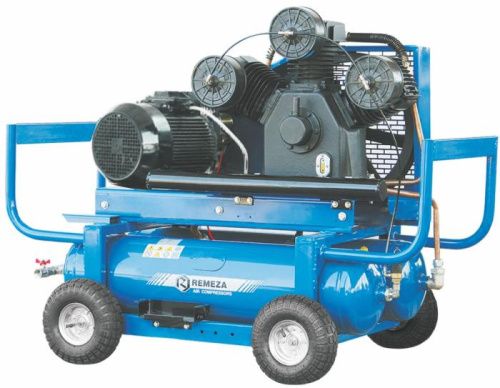 Передвижной ременной компрессор Remeza СБ 4/С-90 W95-6-Tehinstrument