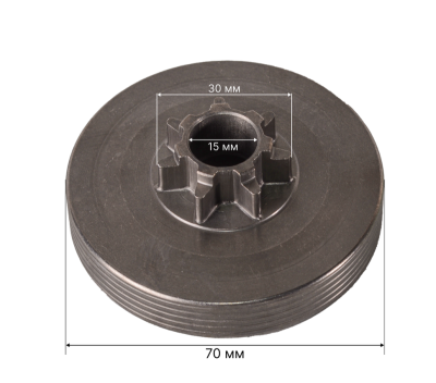 Ведущая звездочка Huter для бензопил 0.325 (BS-52-62)-Tehinstrument