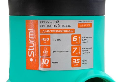 Насос погружной дренажный  Sturm WP97140P-Tehinstrument