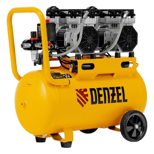 Компрессор безмасляный, малошумный Denzel DLS 1500/50-Tehinstrument