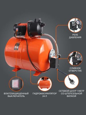 Насосная станция Patriot PW 1200-50 P-Tehinstrument