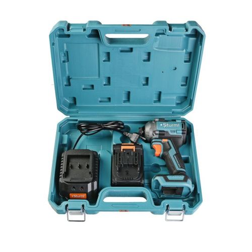 CD250H Винтоверт ударн б/щ  Sturm, 18В, 1BatterySystem, 250Нм, 1/4", 1x4.0Ач, кейс-Tehinstrument