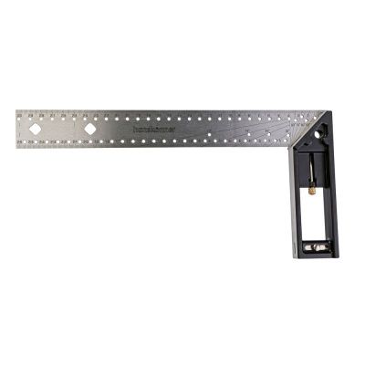 Угольник разметочный, 300мм, выдвижной упор, чертилка, hanskonner-Tehinstrument