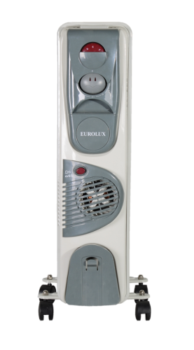 Масляный радиатор Eurolux ОМ-EU-9НВ с вентилятором-Tehinstrument