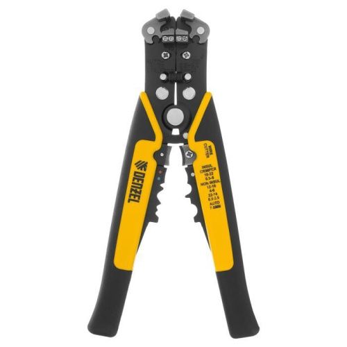 Щипцы для зачистки электропроводов 0,2-6 мм², функция обрезания проводов Denzel-Tehinstrument