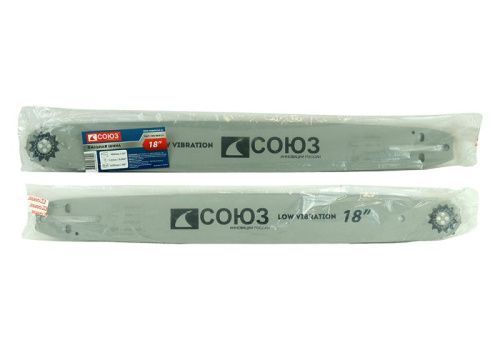 Пильная шина 18" СОЮЗ, паз 1,3мм, 3/8", 64зв, хвостовик POH(OREGON K095/A095)-Tehinstrument